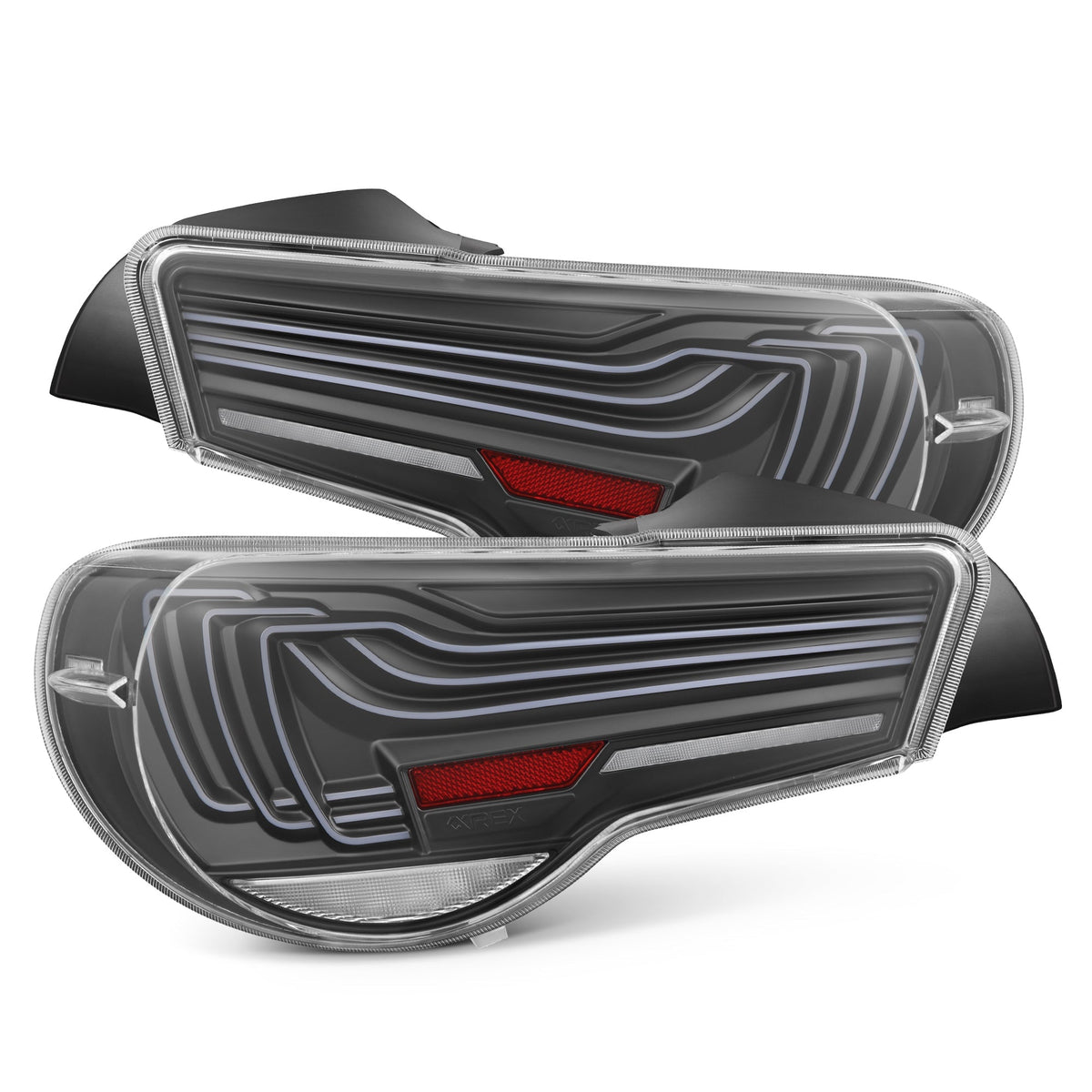 AlphaRex 17-20 Toyota GT86/13-20 Subaru BRZ/ 17-20 Scion FRS LUXX-Series LED Tail Lights Black