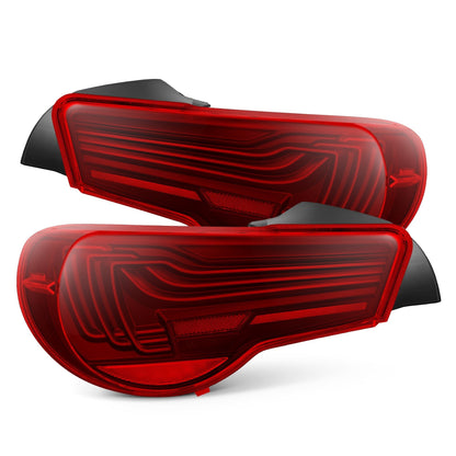 AlphaRex 17-20 Toyota GT86/13-20 Subaru BRZ/ 17-20 Scion FRS LUXX-Series LED Tail Lights Red