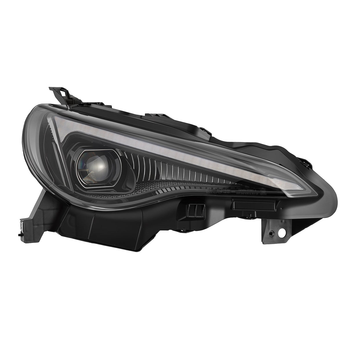 AlphaRex 13-20 Toyota GT86/Subaru BRZ/Scion FRS LUXX-Series LED Proj Hdlights Black Seq Signal/DRL