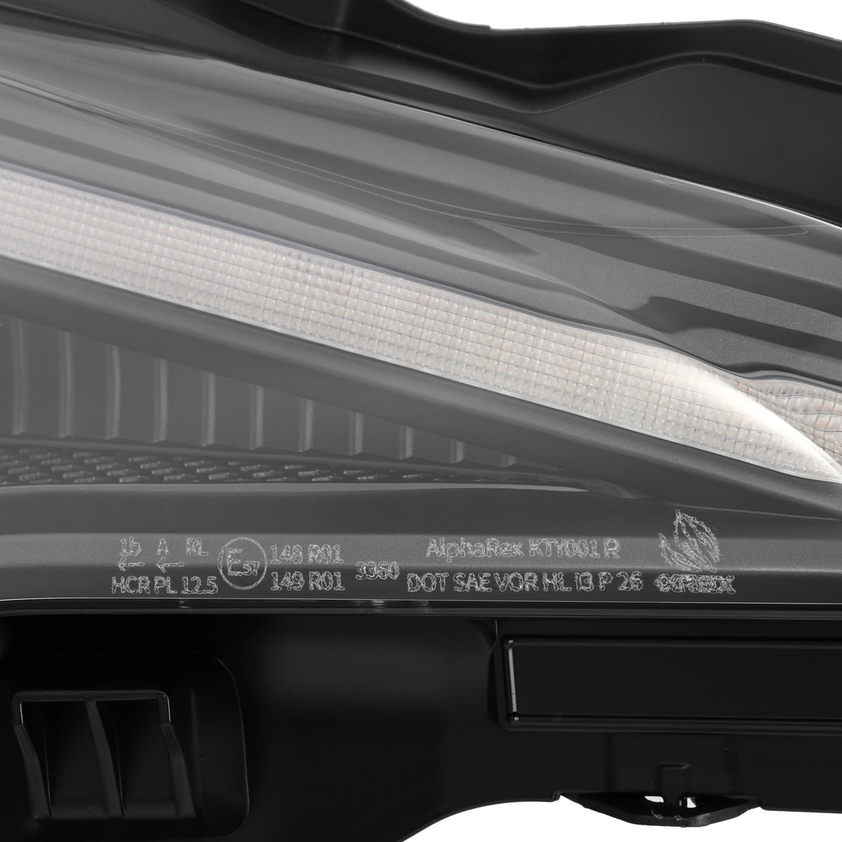 AlphaRex 13-20 Toyota GT86/Subaru BRZ/Scion FRS LUXX-Series LED Proj Hdlights Alpha Blk Seq Sig/DRL