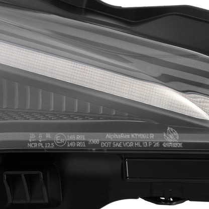 AlphaRex 13-20 Toyota GT86/Subaru BRZ/Scion FRS LUXX-Series LED Proj Hdlights Alpha Blk Seq Sig/DRL