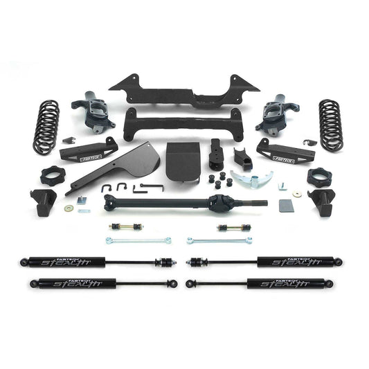 Fabtech 6in Performance System w/ Stealth Rear Coil Springs | Hummer H2 SUV/SUT 4WD (03-08) (K5000M)