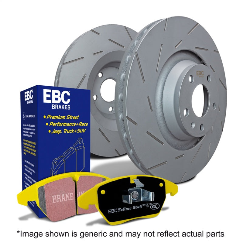 EBC Brakes S9KF1931 S9 Kits Yellowstuff & USR Rotors for Accord Civic/Integra
