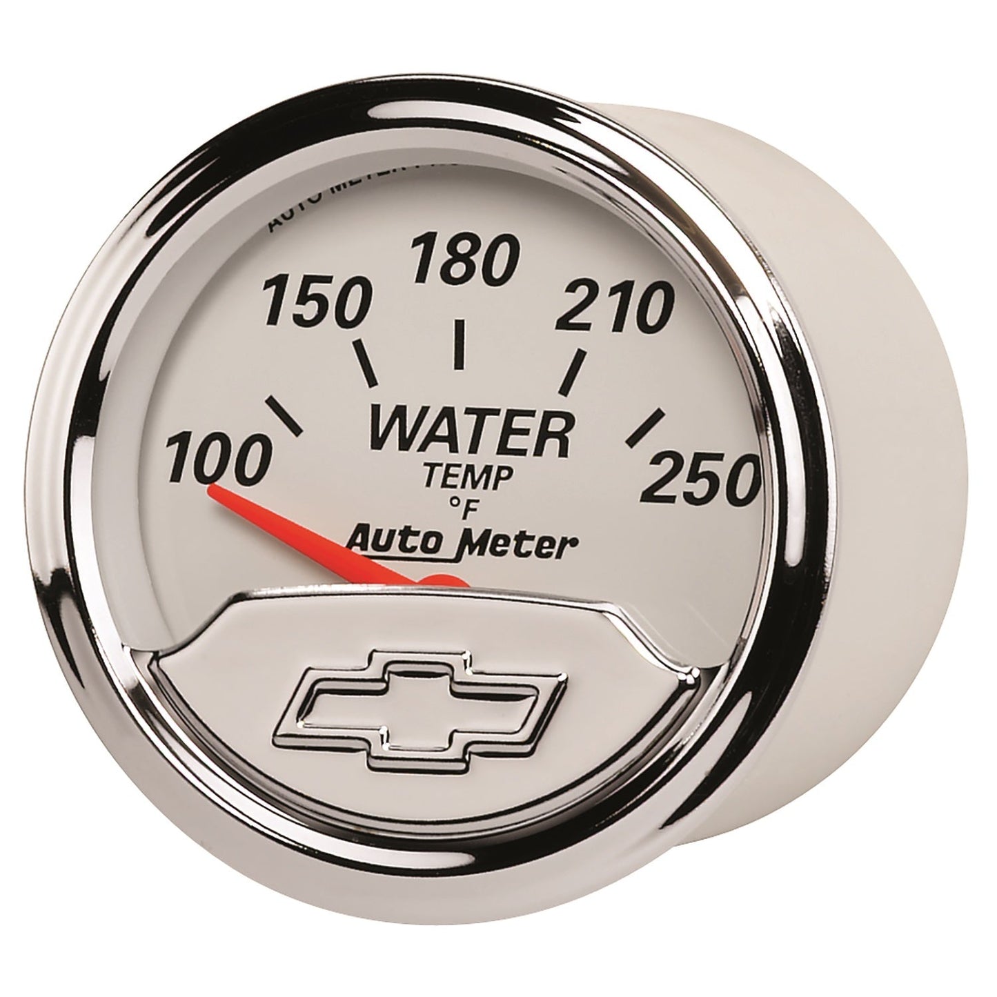 AutoMeter Chevy Vintage 2in 100-250 Deg F Short Sweep Electronic Water Temp Gauge (1337-00408)