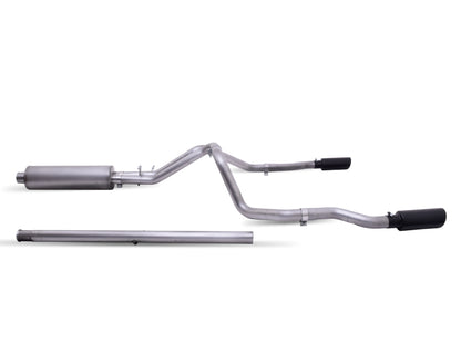 Gibson 3in/2.5in Cat-Back Dual Split Exhaust | Chevrolet Silverado 1500 Custom 5.3L (19-22) (65691B)