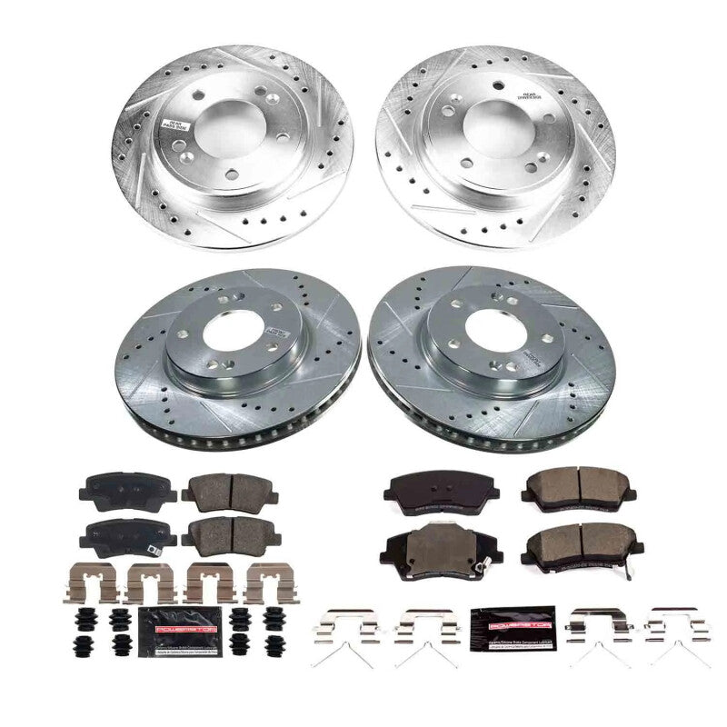 PowerStop Front and Rear Z23 Evolution Brake Kit | Kia Niro (2023) (K9247)