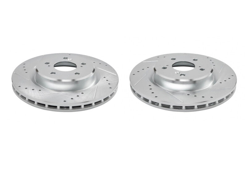 PowerStop 21-23 Acura TLX Front Drilled & Slotted Rotor - Pair (JBR1918XPR)