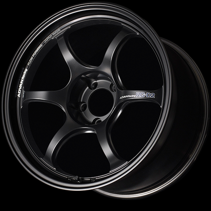 (set of 4) Advan RG-D2 for Truck Semi Gloss Black | 18x9" +0mm | 6x139.7mm Wheels