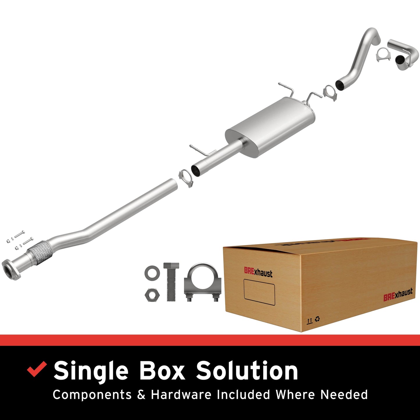 BRExhaust Direct-Fit Replacement Exhaust System 106-0464