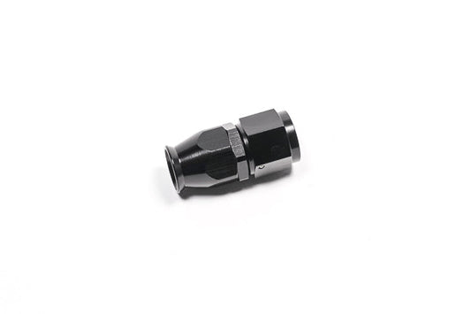 Radium Engineering -6AN Straight PTFE Hose End - Black | Universal (14-0631)