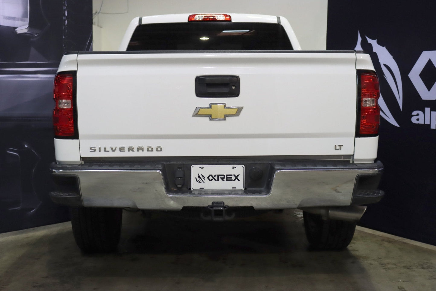 AlphaRex 14-18 Chevrolet Silverado 1500 / 15-19 Silverado 2500HD/3500HD / 15-19 GMC Sierra 3500HD Dually PRO-Series LED Tail Lights Jet Black