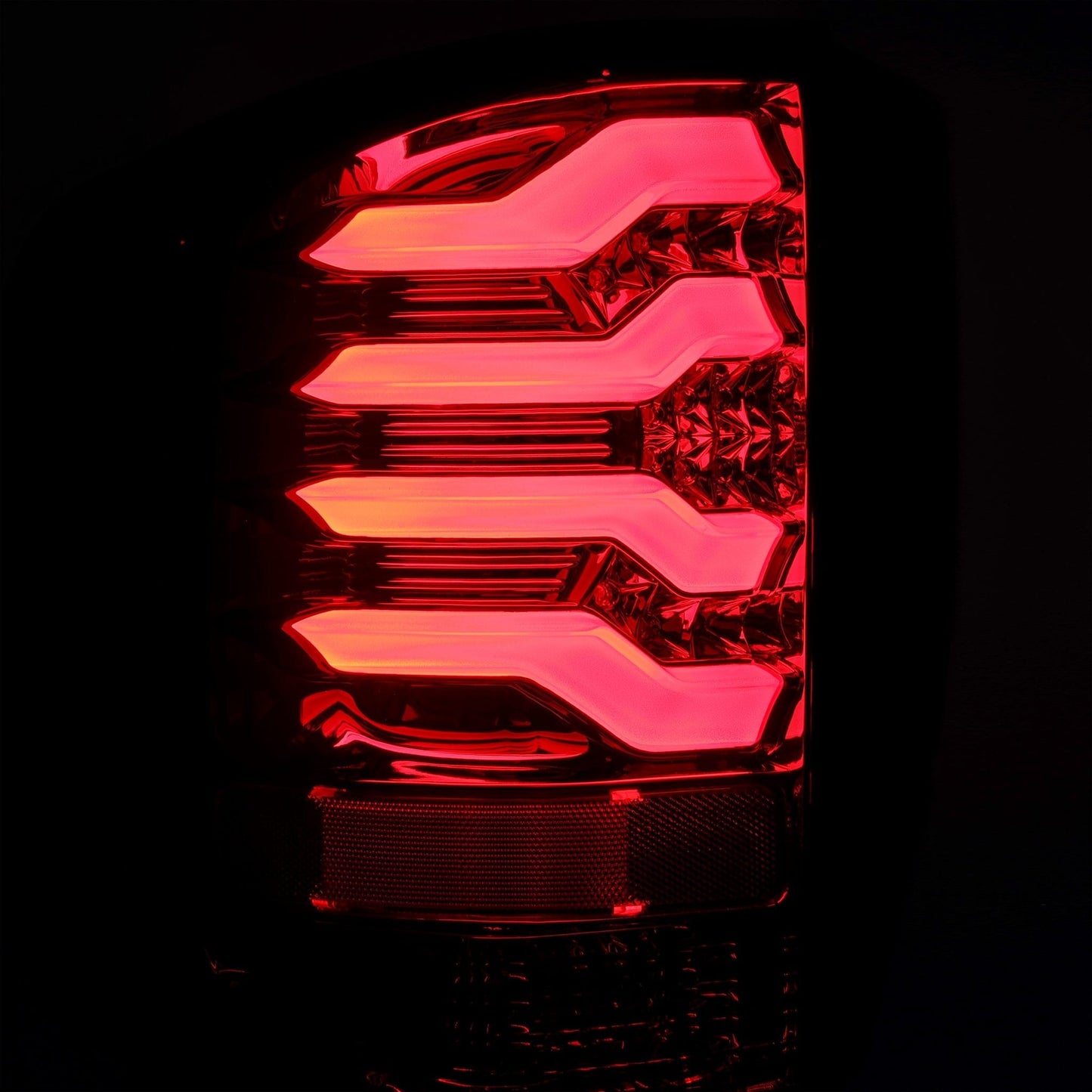 AlphaRex 14-18 Chevrolet Silverado 1500 / 15-19 Silverado 2500HD/3500HD / 15-19 GMC Sierra 3500HD Dually PRO-Series LED Tail Lights Red Smoke