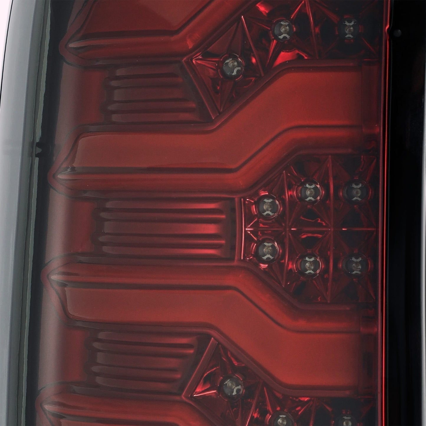 AlphaRex 14-18 Chevrolet Silverado 1500 / 15-19 Silverado 2500HD/3500HD / 15-19 GMC Sierra 3500HD Dually PRO-Series LED Tail Lights Red Smoke