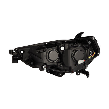 AlphaRex 14-20 Toyota 4Runner MK II PRO-Series Halogen Projector Headlights Alpha-Black