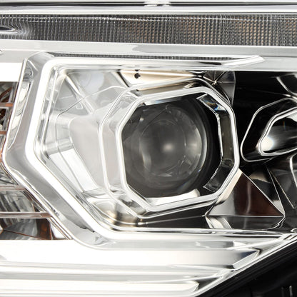 AlphaRex 14-20 Toyota 4Runner MK II PRO-Series Halogen Projector Headlights Chrome
