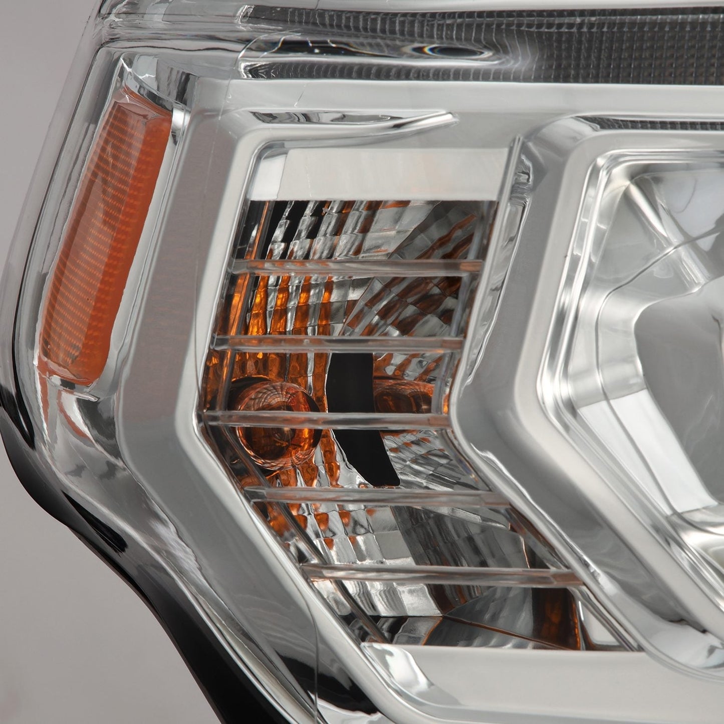 AlphaRex 14-20 Toyota 4Runner MK II PRO-Series Halogen Projector Headlights Chrome
