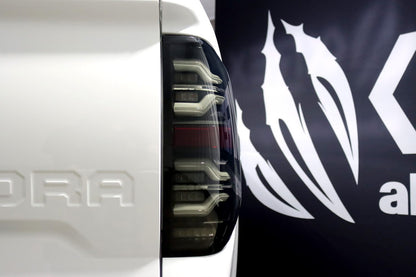AlphaRex 14-21 Toyota Tundra LUXX-Series LED Tail Lights Alpha-Black