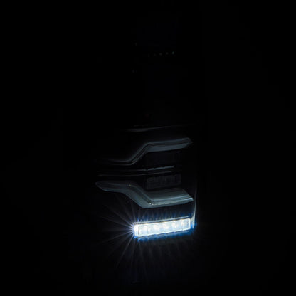 AlphaRex 14-21 Toyota Tundra LUXX-Series LED Tail Lights Alpha-Black