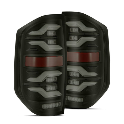 AlphaRex 14-21 Toyota Tundra LUXX-Series LED Tail Lights Black