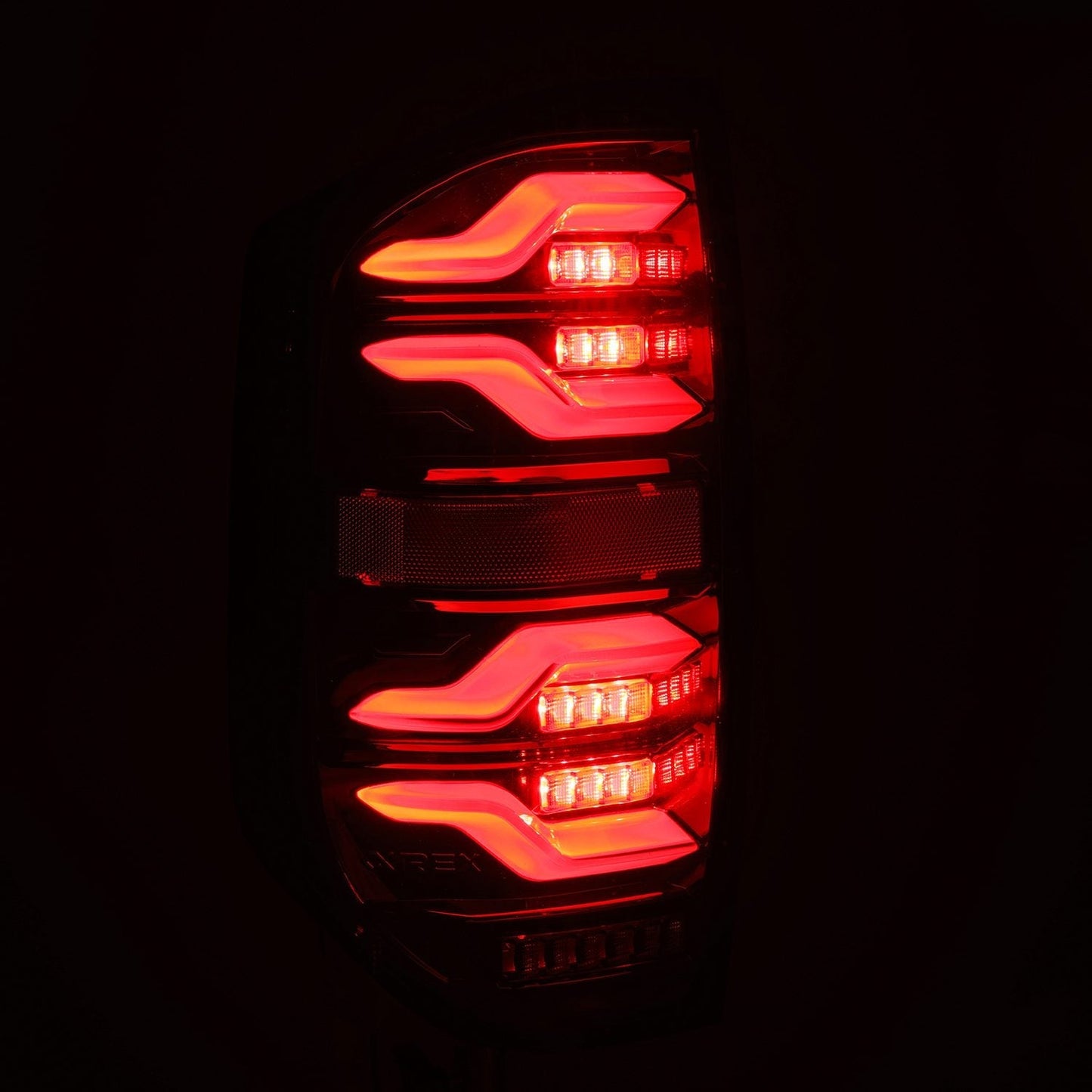 AlphaRex 14-21 Toyota Tundra LUXX-Series LED Tail Lights Black