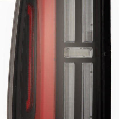 AlphaRex 14-21 Toyota Tundra NOVA-Series Prismatic LED Tail Lights Black-Red