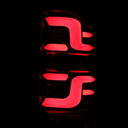 AlphaRex 14-21 Toyota Tundra PRO-Series LED Tail Lights Jet Black