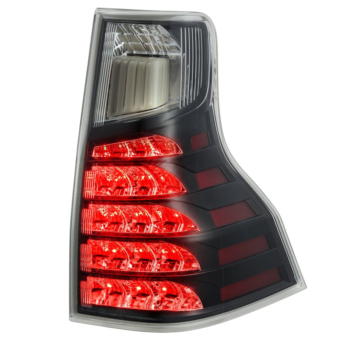 AlphaRex 14-21 Lexus GX470 PRO-Series LED Tail Lights - Alpha Black