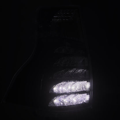 AlphaRex 14-21 Lexus GX470 PRO-Series LED Tail Lights - Alpha Black