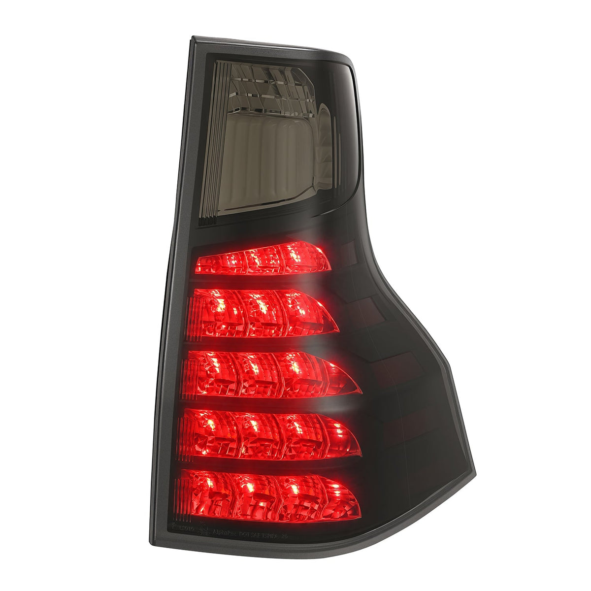AlphaRex 14-21 Lexus GX470 PRO-Series LED Tail Lights - Smoke