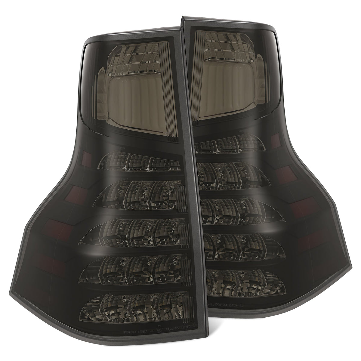 AlphaRex 14-21 Lexus GX470 PRO-Series LED Tail Lights - Smoke