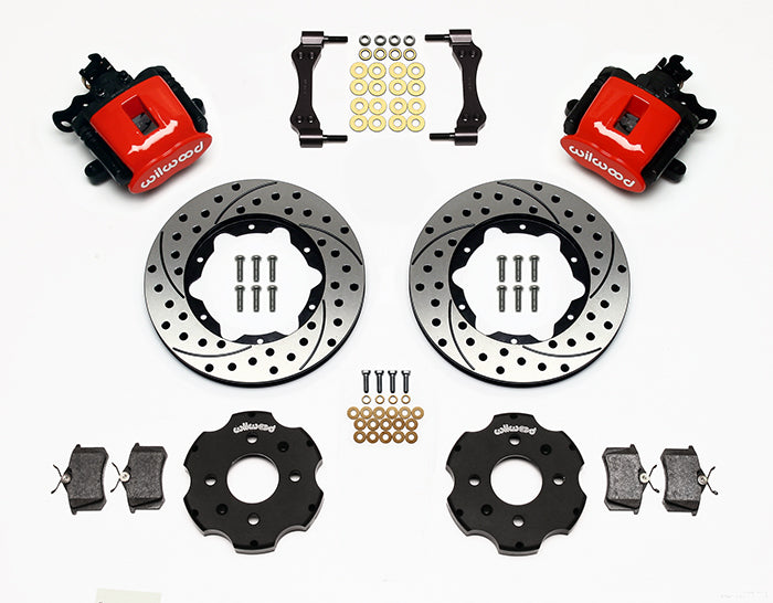 Wilwood Rear Parking Brake Caliper Brake Kit - 2.39" Axle Offset - 11" Rotors | 92-95 Civic / 93-97 Del Sol / 90-01 Integra (140-10206)