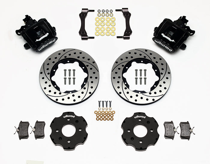 Wilwood Rear Parking Brake Caliper Brake Kit - 2.39" Axle Offset - 11" Rotors | 92-95 Civic / 93-97 Del Sol / 90-01 Integra (140-10206)
