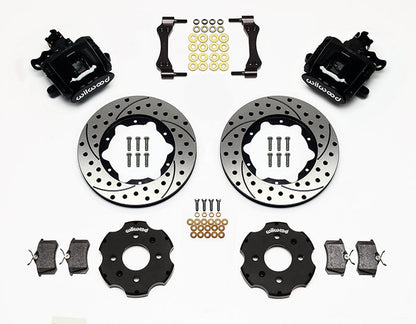Wilwood Rear Parking Brake Caliper Brake Kit - 2.39" Axle Offset - 11" Rotors | 92-95 Civic / 93-97 Del Sol / 90-01 Integra (140-10206)