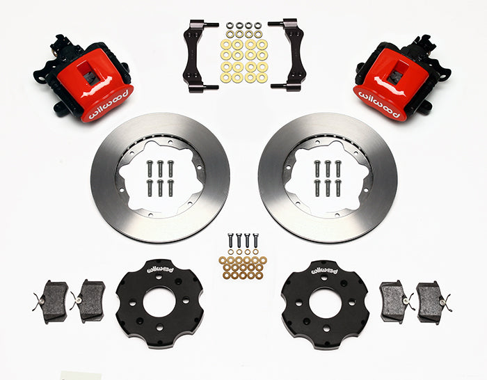 Wilwood Rear Parking Brake Caliper Brake Kit - 2.39" Axle Offset - 11" Rotors | 92-95 Civic / 93-97 Del Sol / 90-01 Integra (140-10206)