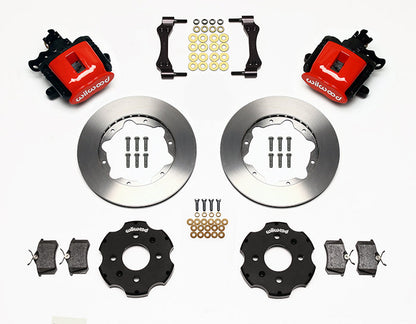 Wilwood Rear Parking Brake Caliper Brake Kit - 2.39" Axle Offset - 11" Rotors | 92-95 Civic / 93-97 Del Sol / 90-01 Integra (140-10206)