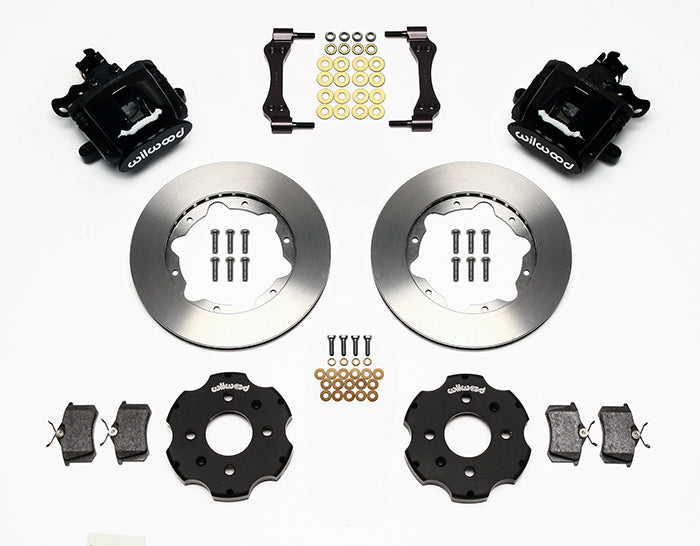 Wilwood Rear Parking Brake Caliper Brake Kit - 2.39" Axle Offset - 11" Rotors | 92-95 Civic / 93-97 Del Sol / 90-01 Integra (140-10206)