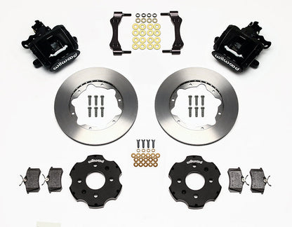 Wilwood Rear Parking Brake Caliper Brake Kit - 2.39" Axle Offset - 11" Rotors | 92-95 Civic / 93-97 Del Sol / 90-01 Integra (140-10206)