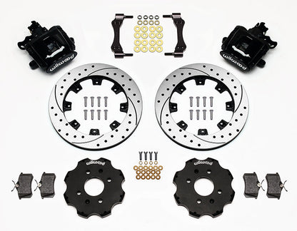 Wilwood Rear Parking Brake Caliper Brake Kit - 2.39" Axle Offset - 12.19" Rotors | 92-95 Civic / 93-97 Del Sol / 90-01 Integra (140-10207)