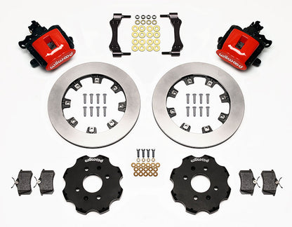 Wilwood Rear Parking Brake Caliper Brake Kit - 2.39" Axle Offset - 12.19" Rotors | 92-95 Civic / 93-97 Del Sol / 90-01 Integra (140-10207)