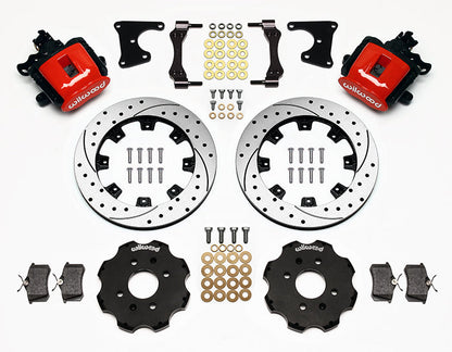 Wilwood Rear Parking Brake Caliper Brake Kit - 2.71" Axle Offset - 12.19" Rotors | 92-95 Civic / 93-97 Del Sol / 90-01 Integra (140-10211)