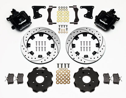 Wilwood Rear Parking Brake Caliper Brake Kit - 2.71" Axle Offset - 12.19" Rotors | 92-95 Civic / 93-97 Del Sol / 90-01 Integra (140-10211)
