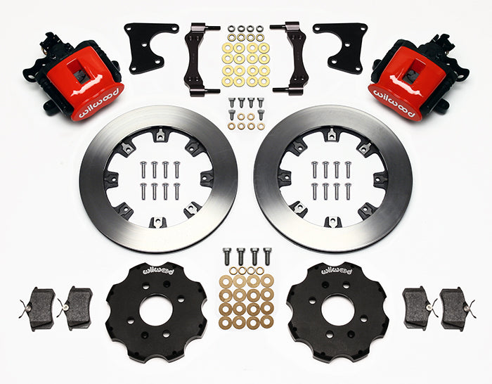Wilwood Rear Parking Brake Caliper Brake Kit - 2.71" Axle Offset - 12.19" Rotors | 92-95 Civic / 93-97 Del Sol / 90-01 Integra (140-10211)