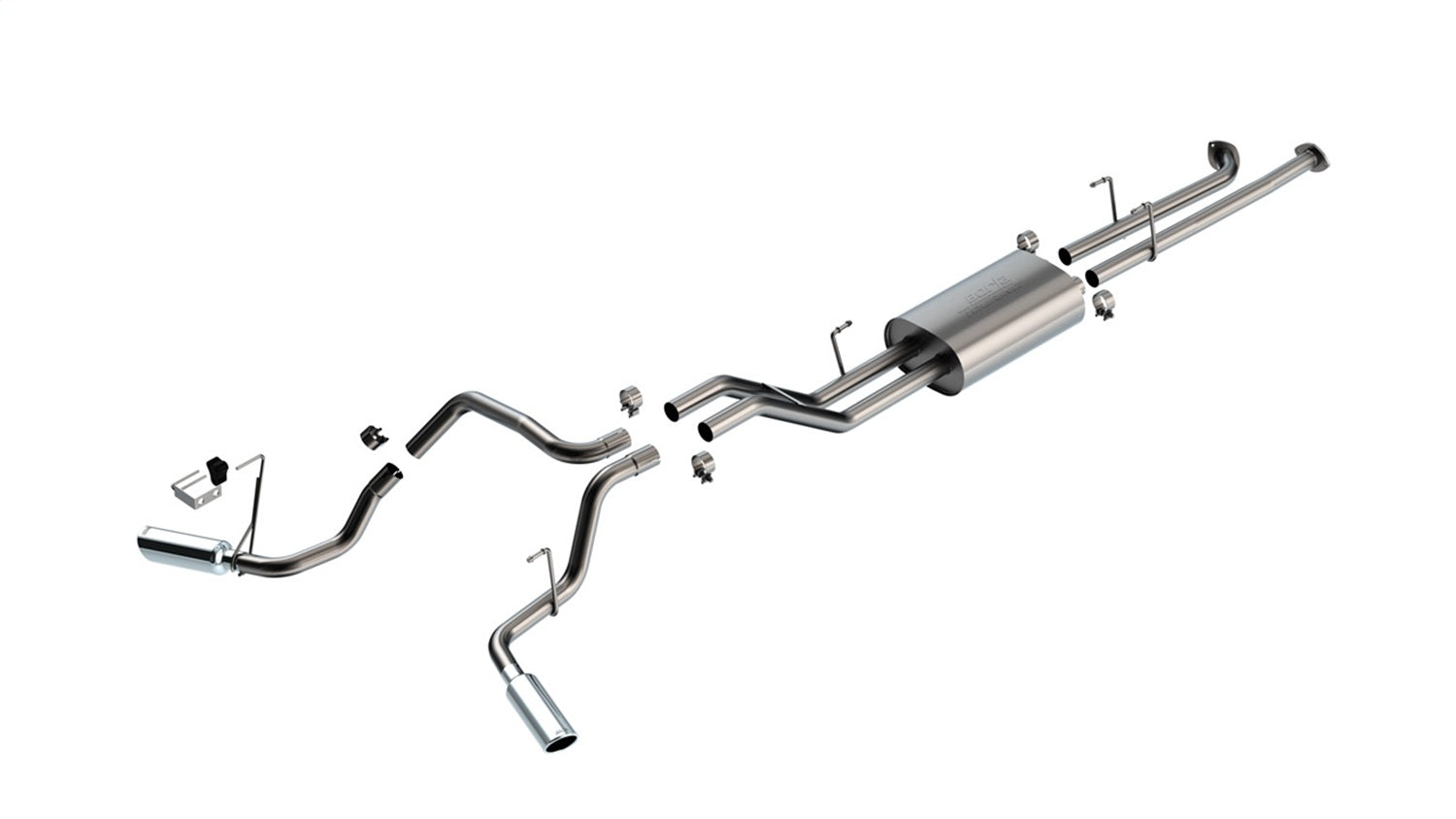 Borla 2.25in SS Catback Exhaust | Toyota Tundra 07-21 Long Bed 5.7L V8 (140238BC)