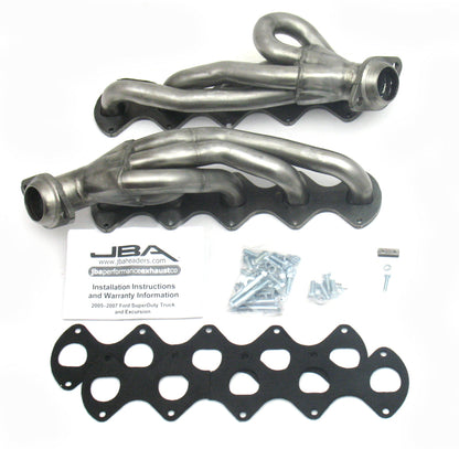 JBA 3V V10 1-1/2in Primary Raw SS Header | Ford E-300 92-19 / F-250/350 08-10 (1670S)