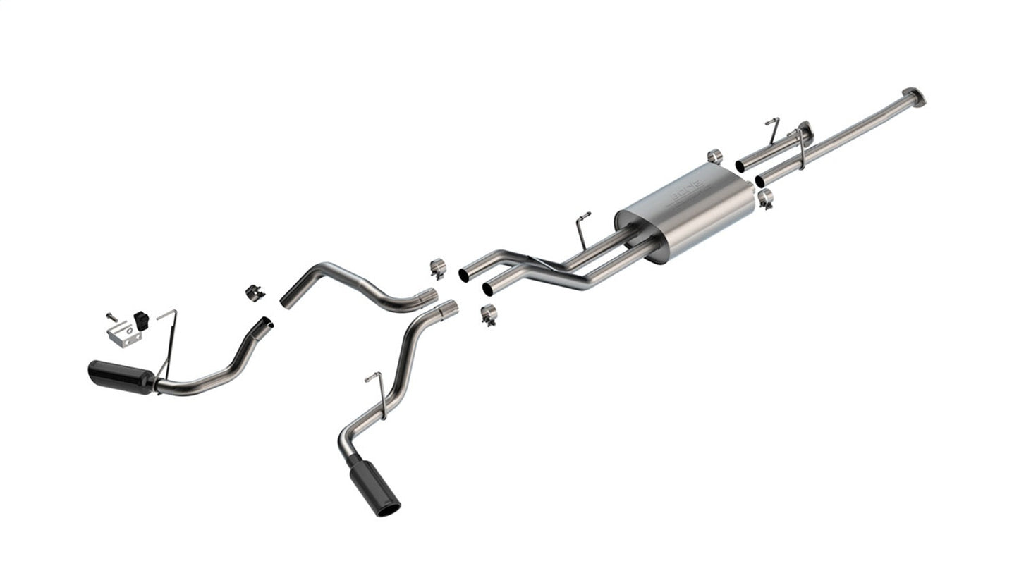Borla 2.25in SS Catback Exhaust | Toyota Tundra 07-21 4.6/5.7L V8 (140332BC)