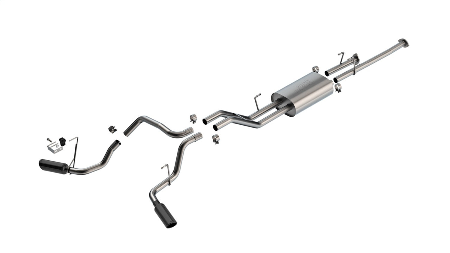 Borla 2.25in SS Catback Exhaust | Toyota Tundra 07-21 4.6/5.7L V8 (140332BC)