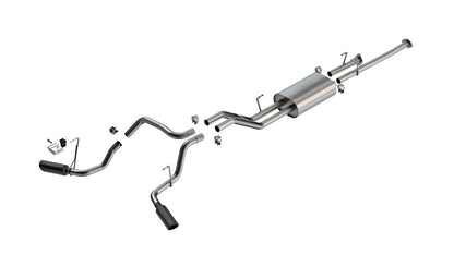 Borla 2.25in SS Catback Exhaust | Toyota Tundra 07-21 4.6/5.7L V8 (140332BC)