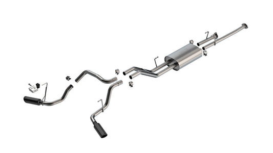 Borla 2.25in SS Catback Exhaust | Toyota Tundra 07-21 4.6/5.7L V8 (140332BC)