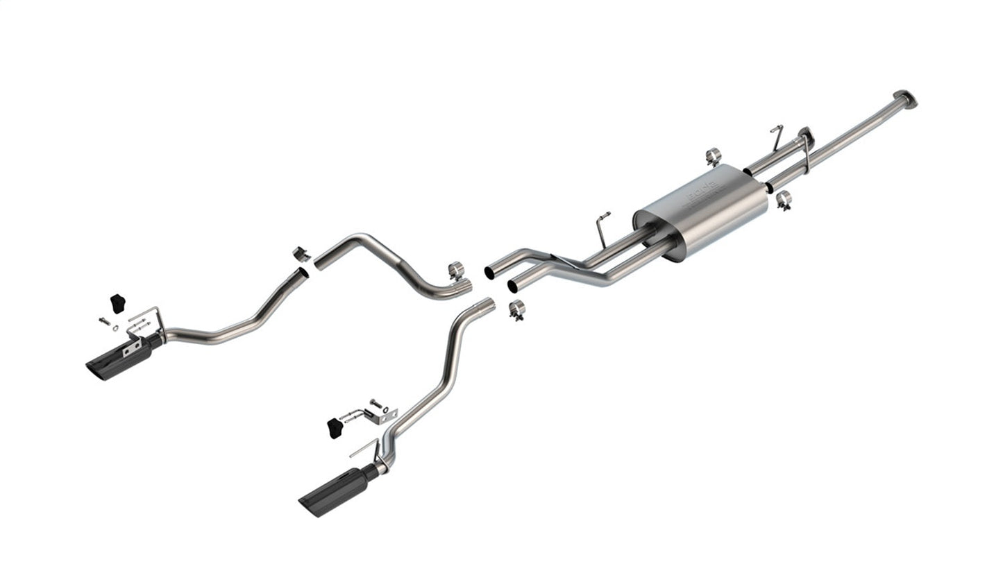 Borla 2.25in SS Catback Exhaust | Toyota Tundra 07-21 Long Bed 4.6/5.7L V8 (140333BC)
