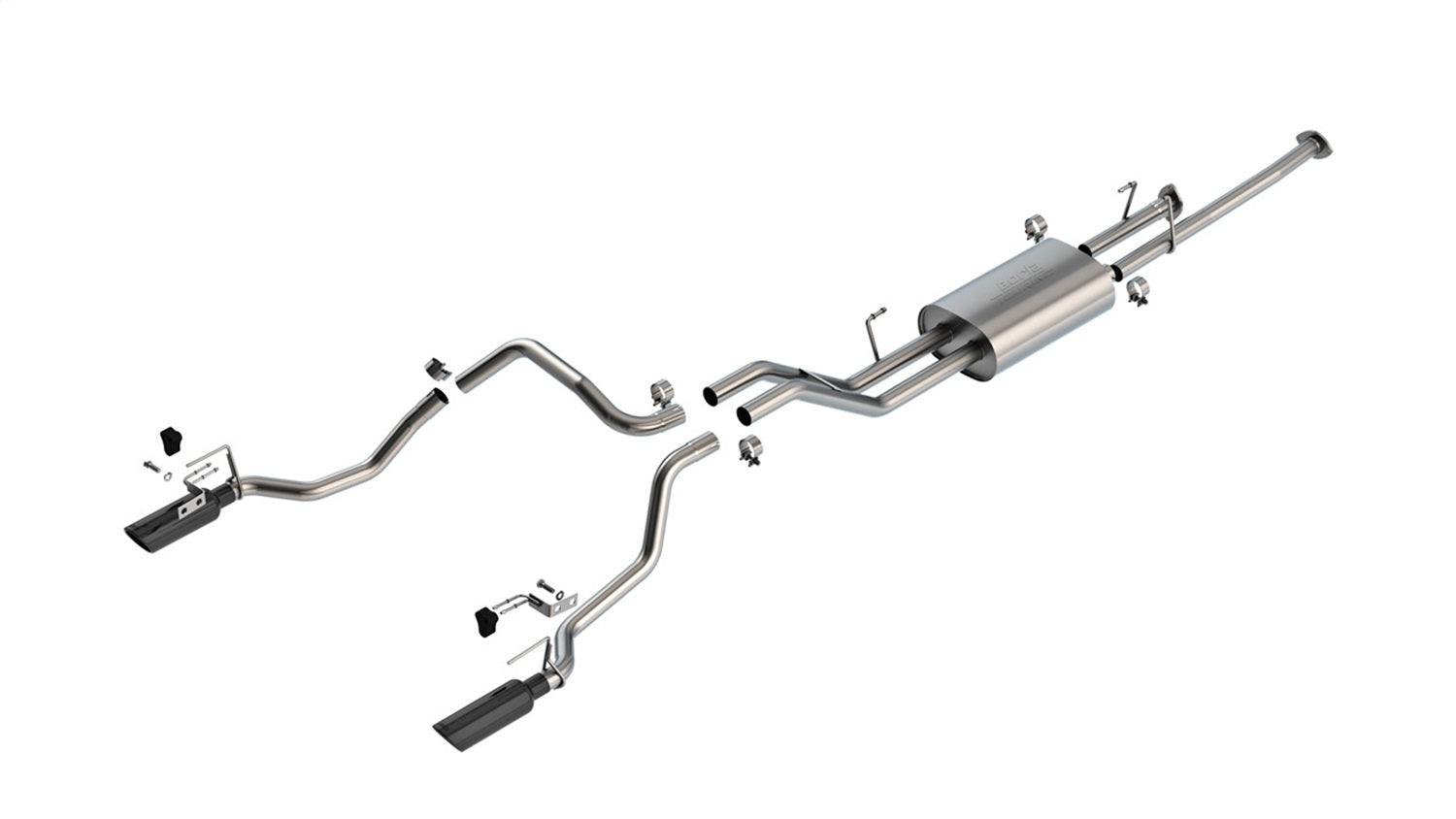Borla 2.25in SS Catback Exhaust | Toyota Tundra 07-21 Long Bed 4.6/5.7L V8 (140333BC)